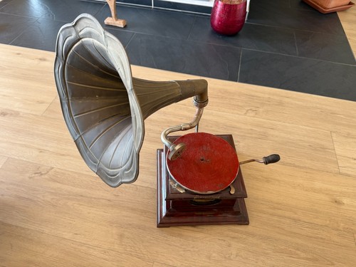 Trichtergrammophon hmv his - trichtergrammophon,