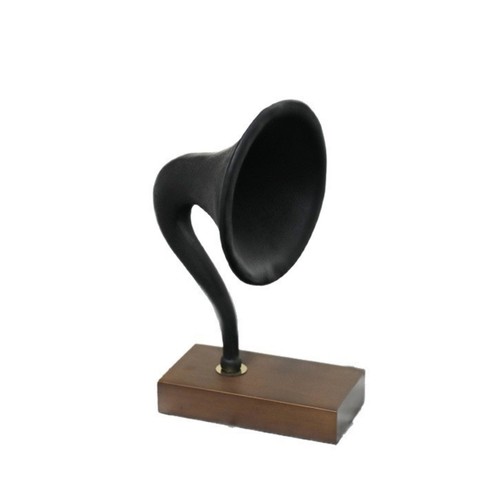 Grammophon mit trichter - mit,