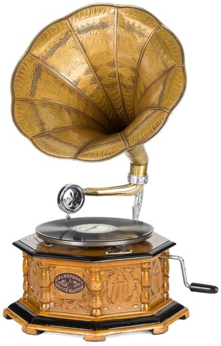 Grammophon trichtergrammophon - grammophon,