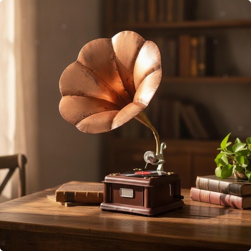 Grammophon mit großem